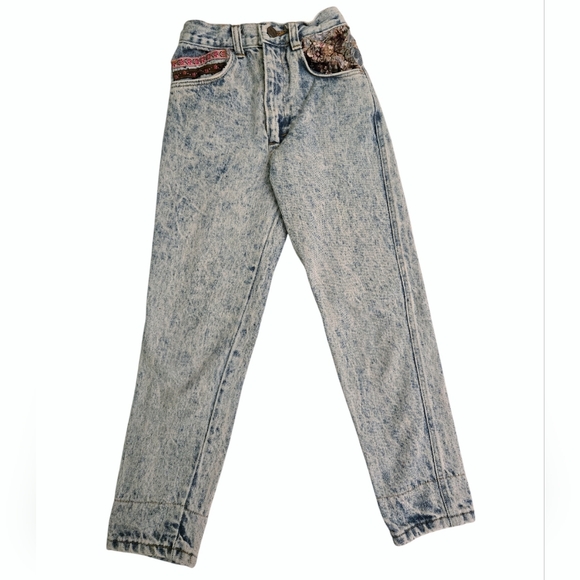 Palmetto'S Other - Vintage 1990s Palmetto's Made in USA acid wash light blue straight leg jeans